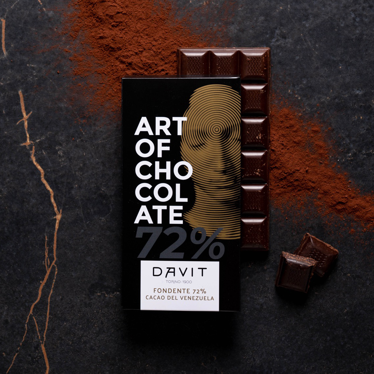 Tavoletta Cacao del Venezuela, Fondente 72% - 100g - immagine 2