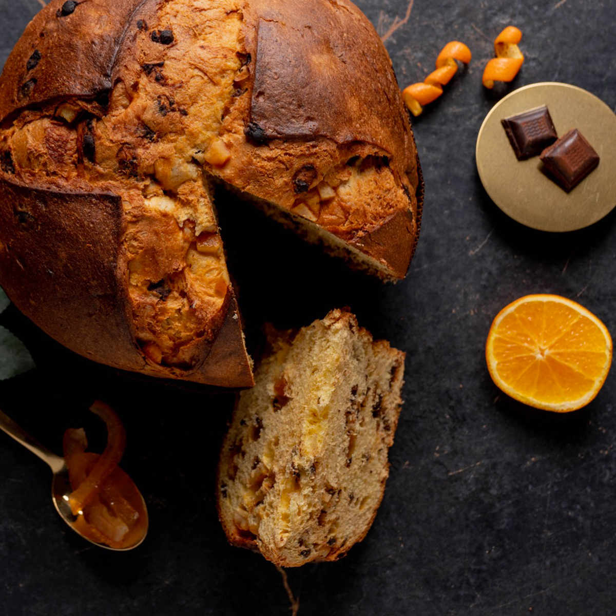 Panettone Arancia e Cioccolato - 1000g - immagine 4