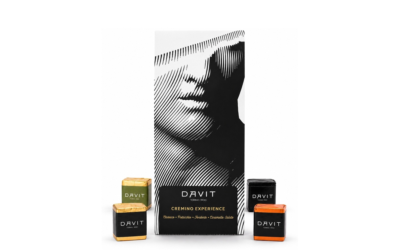 Confezione Cremino Experience DAVIT con quattro gusti